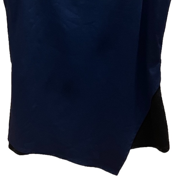 A'nue Ligne Navy Blue/Black Stretch Tank Top Size Small - Picture 3 of 8